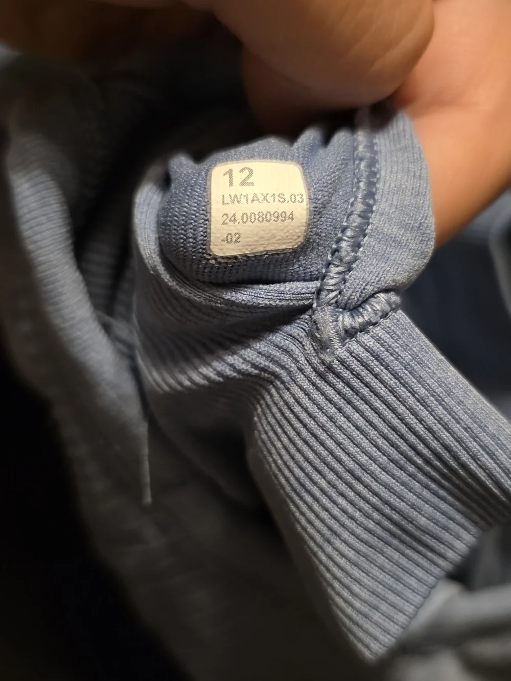 lululemon athletica light blue ribbed racerback tank